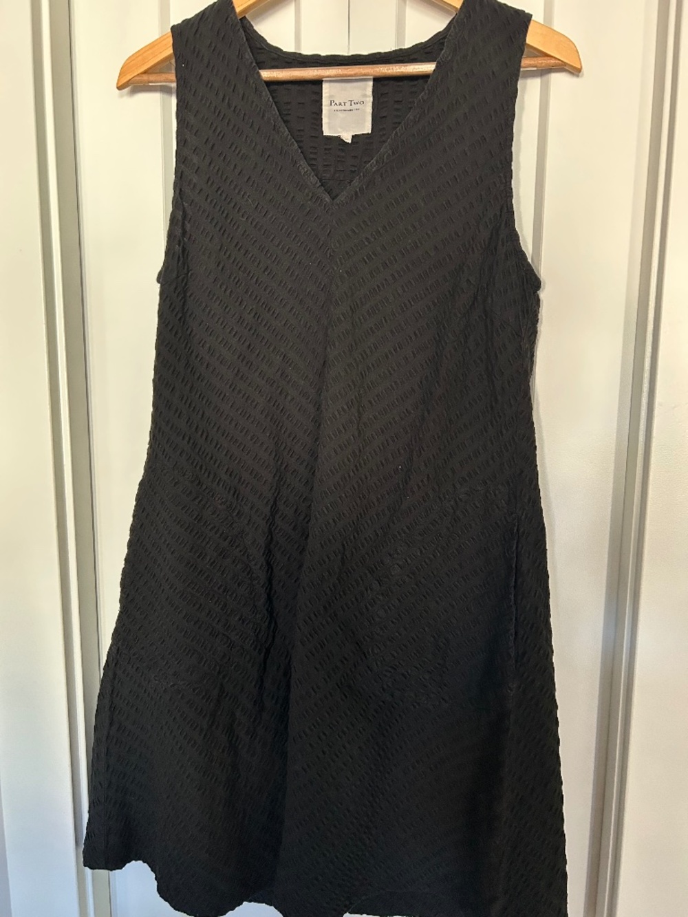 Part Two Black Shift Dress